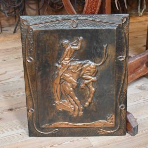 Vintage Brass Metal Bucking Horse - Western Decor - Cowboy _CA587
