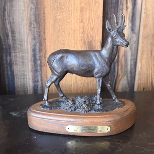 Original Bronze Sculpture 13-30 "Prong Horn" by Jack Bryant Jr. _CA571