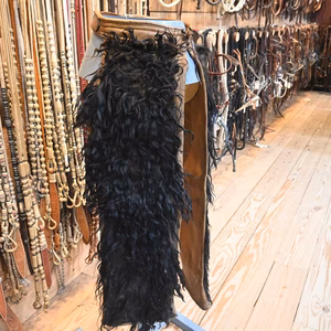 Vintage Chaps - Angora - Wooly Shotgun Chaps - Western Decor _C484