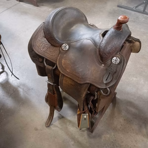 14" USED ALLEN'S ROPING SADDLE