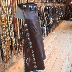 Vintage Western Cowboy Chaps - Handmade by Dave Shelley - Cody Wyo. _C490