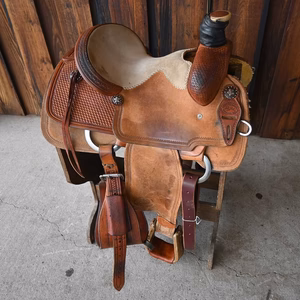 13.5" USED PATRICK SMITH ROPING SADDLE