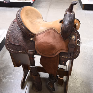 14" USED REINSMAN BARREL SADDLE