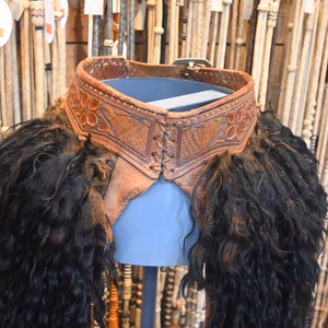 Cowboy Chaps - Early Vintage Black Wooley Chaps - CHAP763 - Image 2